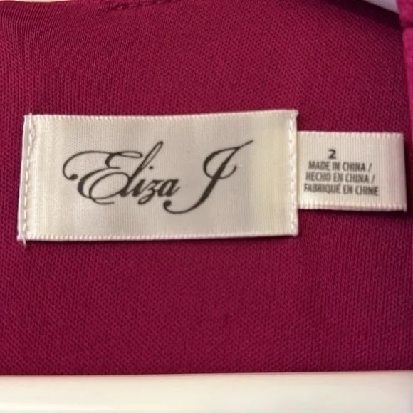 Eliza J Size 2 Fit & Flare address Fuchsia - Picture 13 of 13